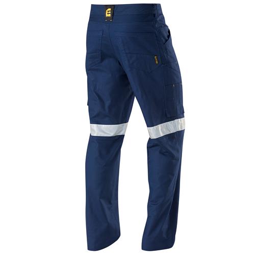 E1170T Navy AeroCool Ripstop Pants with Perforated Tape